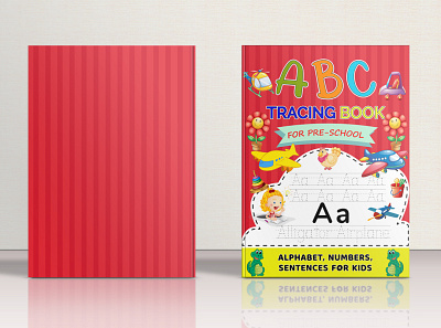 ABC Letter Tracing Book activitybook amazon kdp amazon kdp book design book cover book cover design branding coloring book design graphic design kdp kids activity book kindle letter tracing logo number tracing publishing