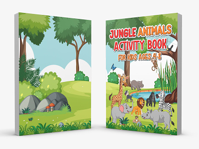 Kids Activity Book Cover Design for KDP