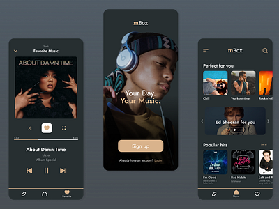 Music App Design