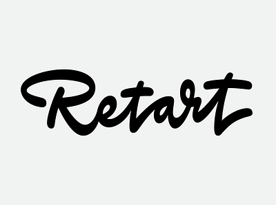 Custom Lettering/Logotype for Retart custom graphicdesign lettering logotype logotypes retart