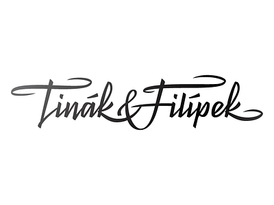 Tinak & Filipek final lettering brother customknifes handmadeknifes lettering logo logotype