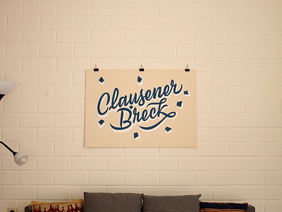 Clausener Bréck Sign Painting clause handlettering handmade handpainted lettering luxembourg sign signpainter signpainting signs type typography