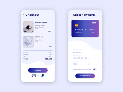 Credit Card Checkout - Daily UI 002