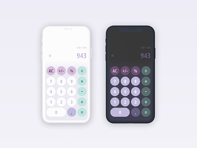 Calculator - Daily UI 004 app calculator daily ui design ui