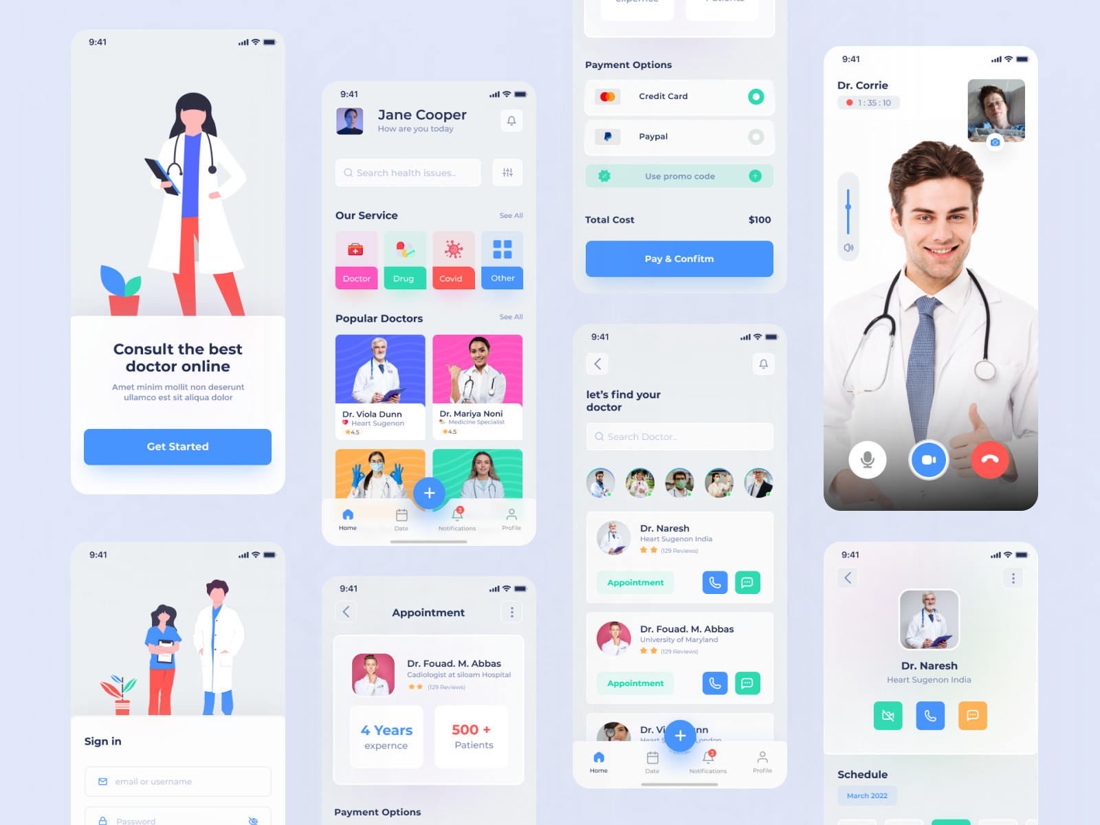 Medical - Mobile App by Manowar on Dribbble