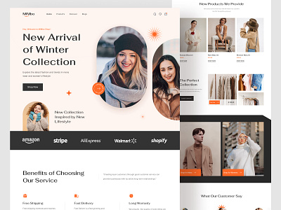 MIMbo-Winter Fashion Landing Page