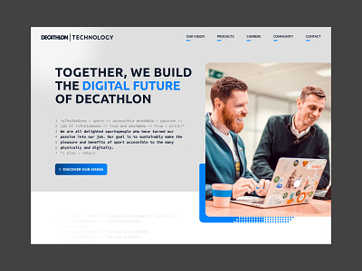 Decathlon Technology Webdesign Proposals