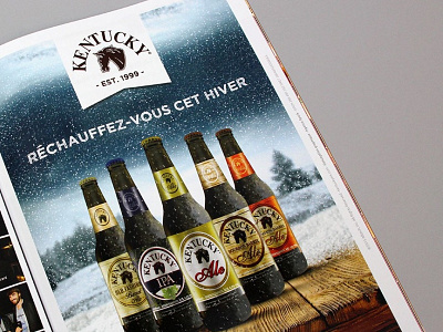 Winter beer advertising alltech beer kentucky print usa winter