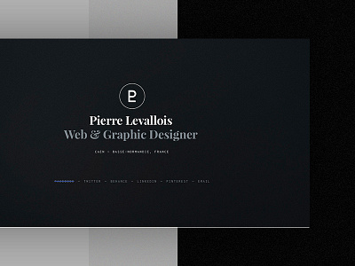 Personal Landing Page