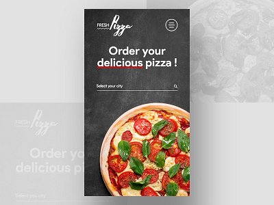 Pizza App app application food pizza smartphone