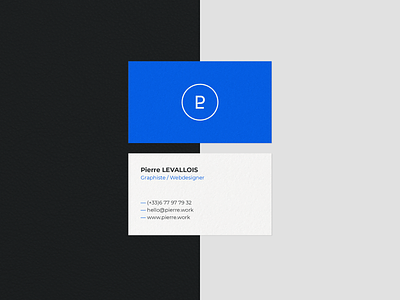 New personal business card blue business card logo minimalist design print design