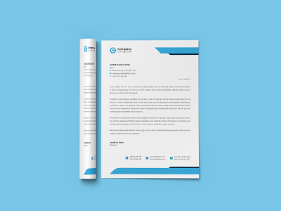 Letterhead Design | Business NotePad |Branding branding design graphic design letterhead notebook official pad printing professional stationery