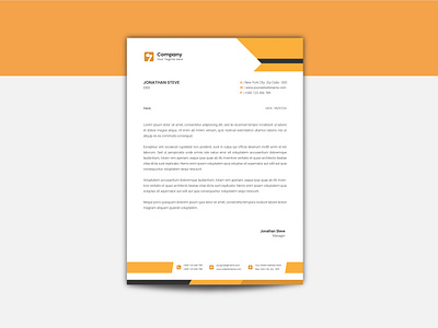 Corporate Letterhead | Notepad Design