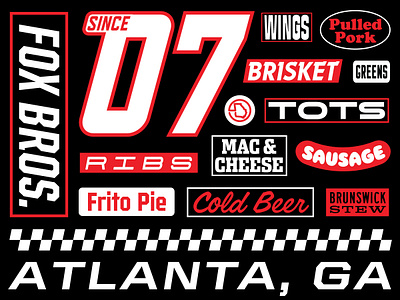 Fox Nascar Dribbble 1 atlanta bbq fast nascar race racing