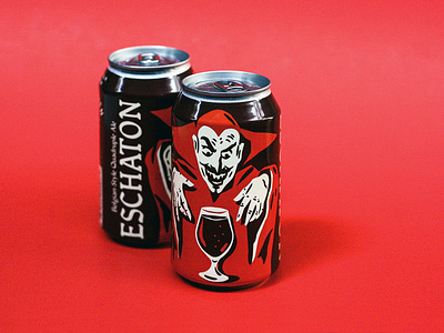 Wild Heaven Eschaton beer beer art beer can beer can design beer design devil faust quad