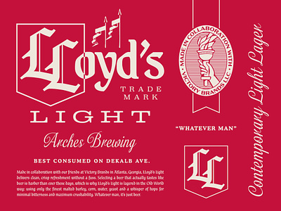 LLoyd's Light Can Art beer beer art beer branding beer can beer can design beer design beer label