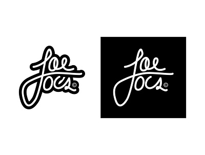 Joelocs Logo 1color branding cursive drawn hair identity lettering locs logo mikemerrilldesign type typography