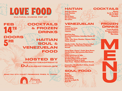 Love Food 5x7 Flyer/Menu