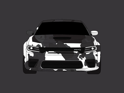 Wide-Body Hell Cat Redeye Camo by Mike Merrill on Dribbble