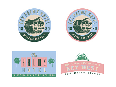 The Palms Logo Options | Batch 2