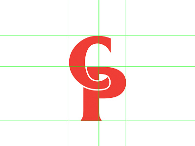 CP branding grid initials lettering letters mikemerrilldesign stroke type typography