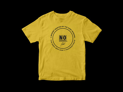 Partial Print - No Excuses Shirt