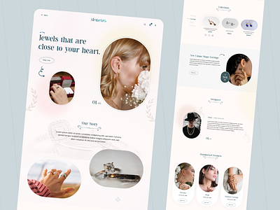 Jewellery Shop App app design graphic design illustration ui ux