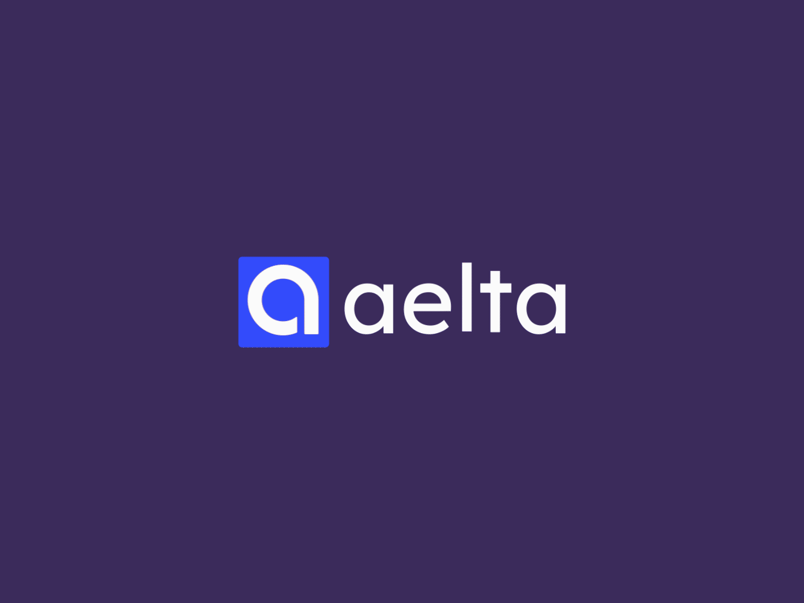 Custom Logo Animation for aelta