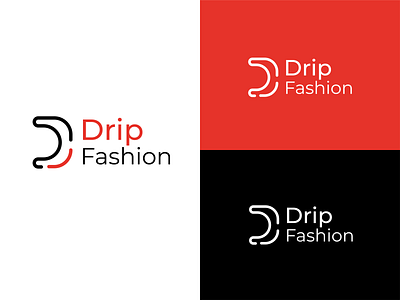 Drip Fashion logo design branding cretive design graphic design illustration logo logo design vector