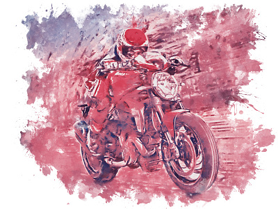 Monster digital art ducati monster motorcycles