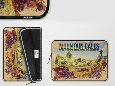 Mountain Calls digital art lifestyle mountains