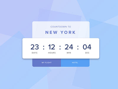 Day 014 - Countdown timer by Angelica Gonzalez on Dribbble