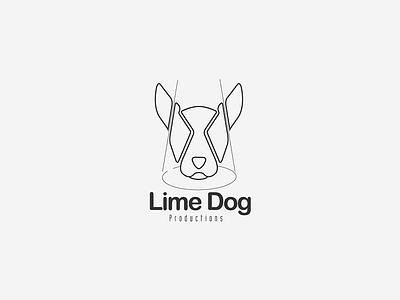 Lime Dog branding dog icon logo logodesign prodution. sibusisolukhele tv typekeed
