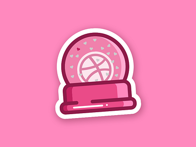 Dribbble Snow Globe