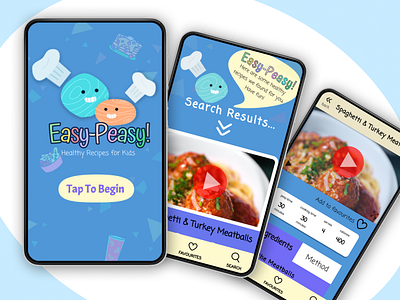 Easy-Peasy: Design for Social Good apps colour food kids socialgood