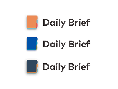 Brief Logo branding brief daily document file icon logo logo design material vector