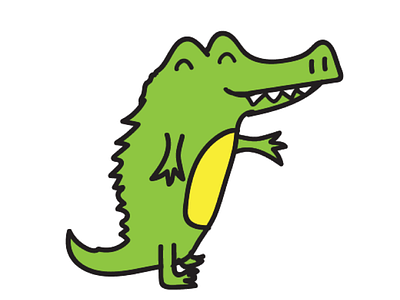 Golu the Crocodile iMessage stickers animals animalstickers cartoon crocodile cute golu illustrations imessage stickers
