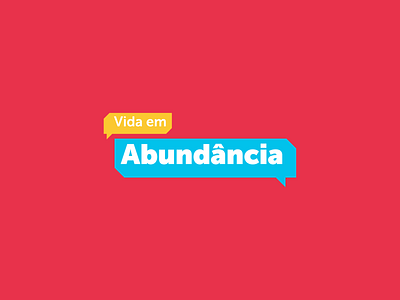 Logo Vida em Abundância branding design graphic design logo typography vector