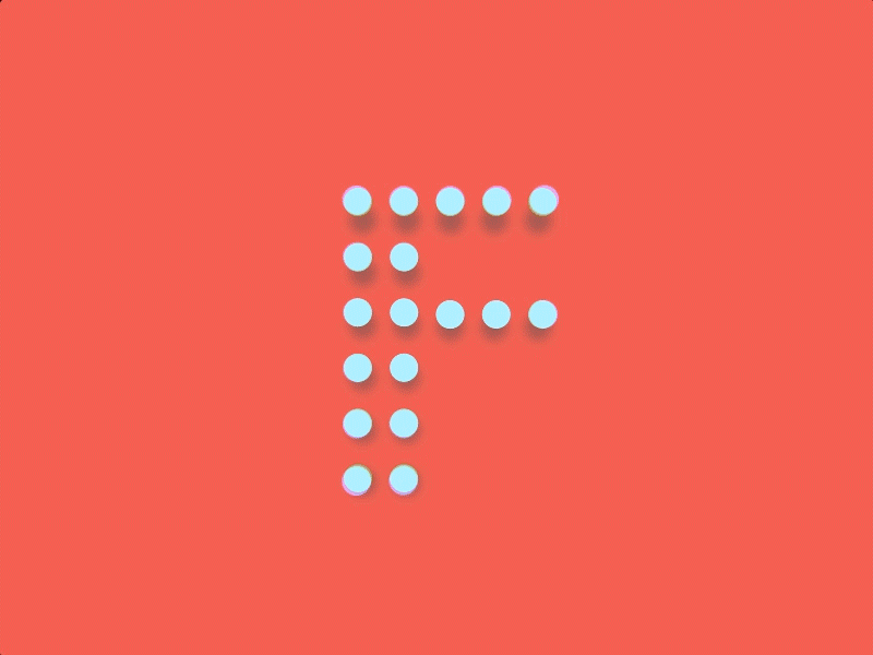 F is for Friday! branding design flat icon illustartor letter lettering logo r type typography type ux