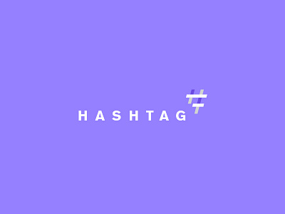 Hashtag design illustration lettering type typography vector