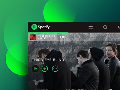 Spotify Player Concept