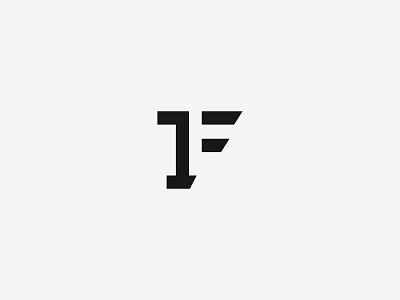 1 F 1 branding. logo mark f illustrator logo one