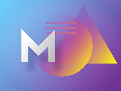 M 2d branding design flat icon illustartor letter lettering logo type typography type ux