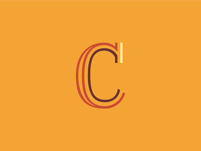 c- 26 days of the alphabet 2d alphabet c design flat illustration letter lettering vector