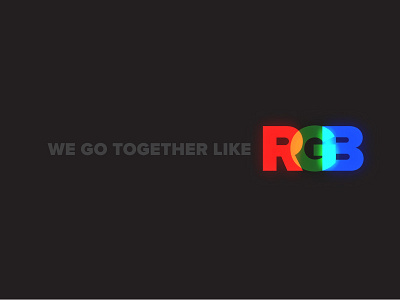 We go together like RGB
