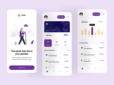 Mobile banking app - Redesign concept android app app design bank banking banking app design finance app financial app manage mobile ui money money transfer online banking ui ux