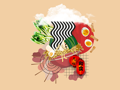 Ramen Photomontage adobe design photomontage