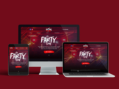 Web Design/Development - Dope Muzik Entertainment graphic design ui design ux design web design web development wordpress