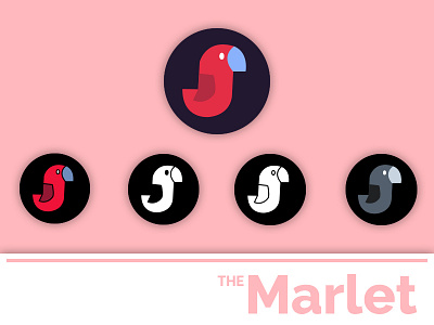 The Marlet Logo illistrator logo photoshop