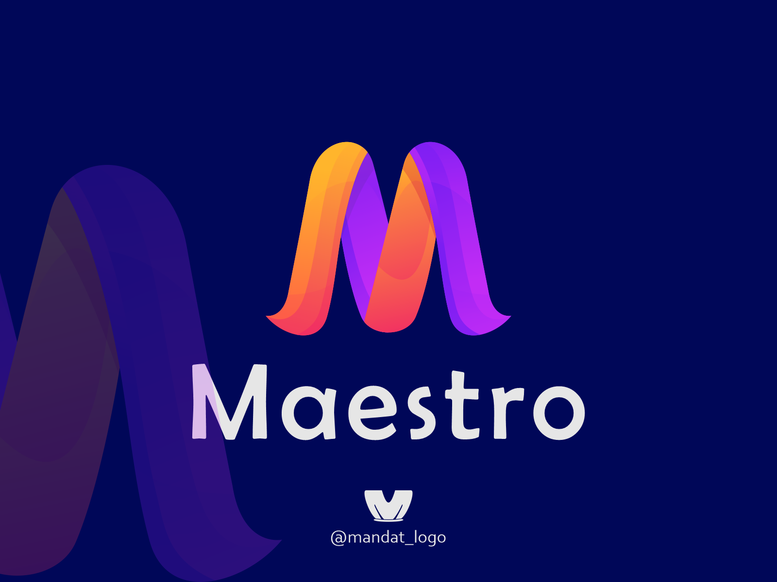 maestro logo ideas by mandat_logo on Dribbble